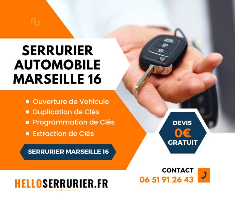 Serrurier Automobile Marseille 16