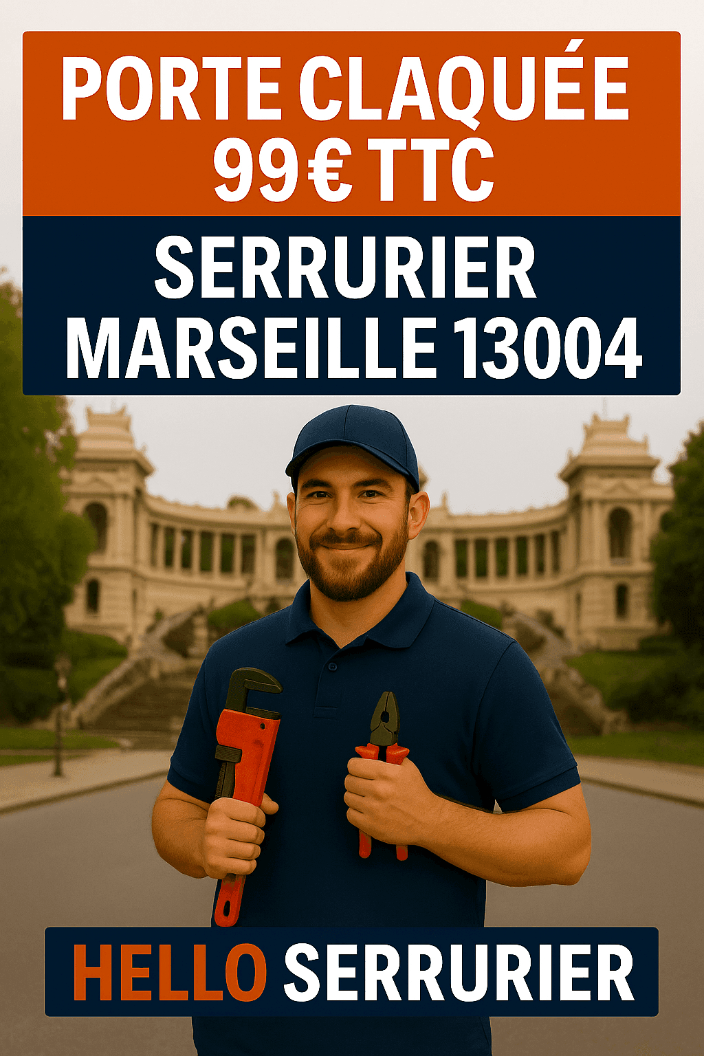 Serrurier Marseille 4 — dépannage serrurerie Chartreux Cinq Avenues Blancarde 13004
