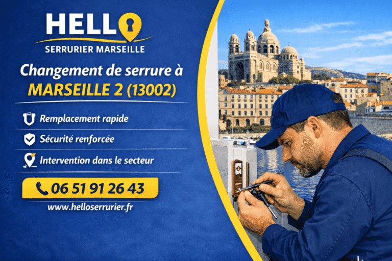 changement de serrure par serrurier à Marseille 2 13002