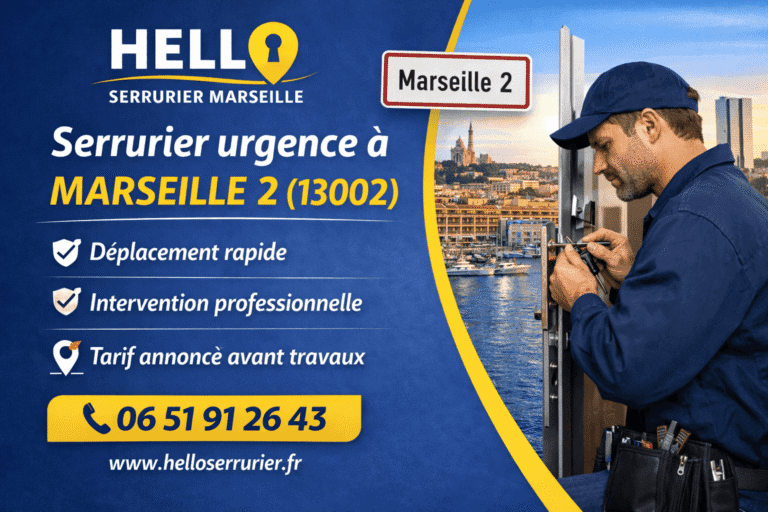 serrurier en intervention d’urgence à Marseille 2 13002